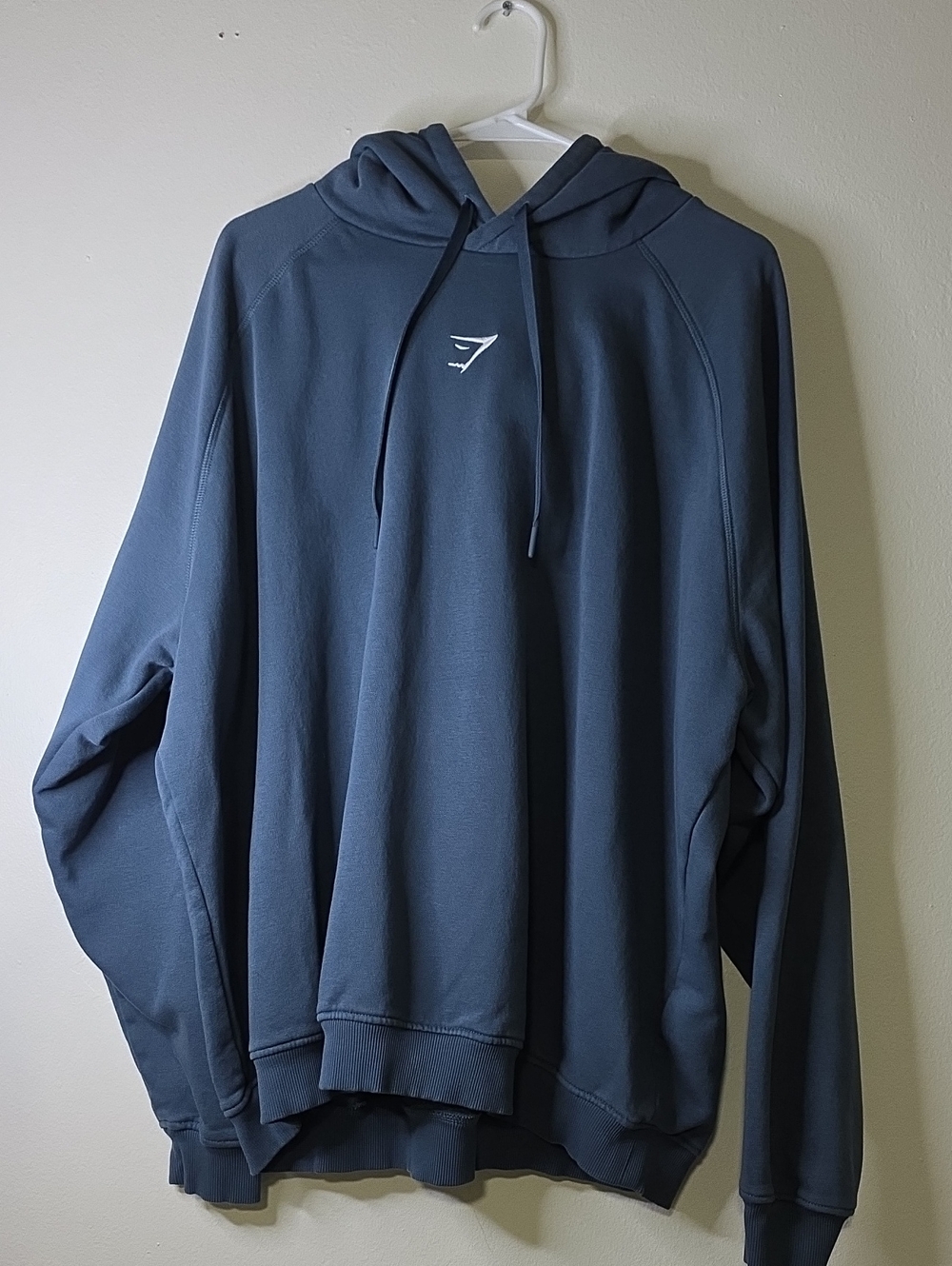 Gymshark Men's Navy Slate Pullover Hoodie